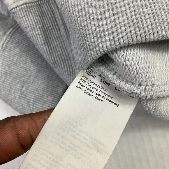 Puma Womens Gray Sporty Funnel Neck Full Zip Sweatshirt Jacket Long Sleeve Small - Picture 7 of 12